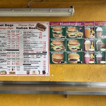 Just Hot Dogs - Chicago Style - food and drink menu - Hot Dogs Near Me - Westminster, California