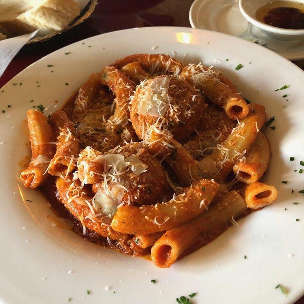 Rigatoni with meatballs and marinara Build Your Own Pasta Rigatoni with meatballs and marinara Build Your Own Pasta
