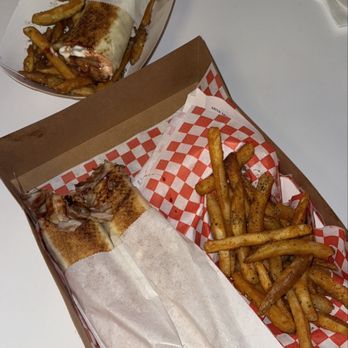 Miya Miya - chicken shawarma wrap, beef tallow fries - Food Stands Near Me - Los Angeles, California Miya Miya - chicken shawarma wrap, beef tallow fries - Food Stands Near Me - Los Angeles, California