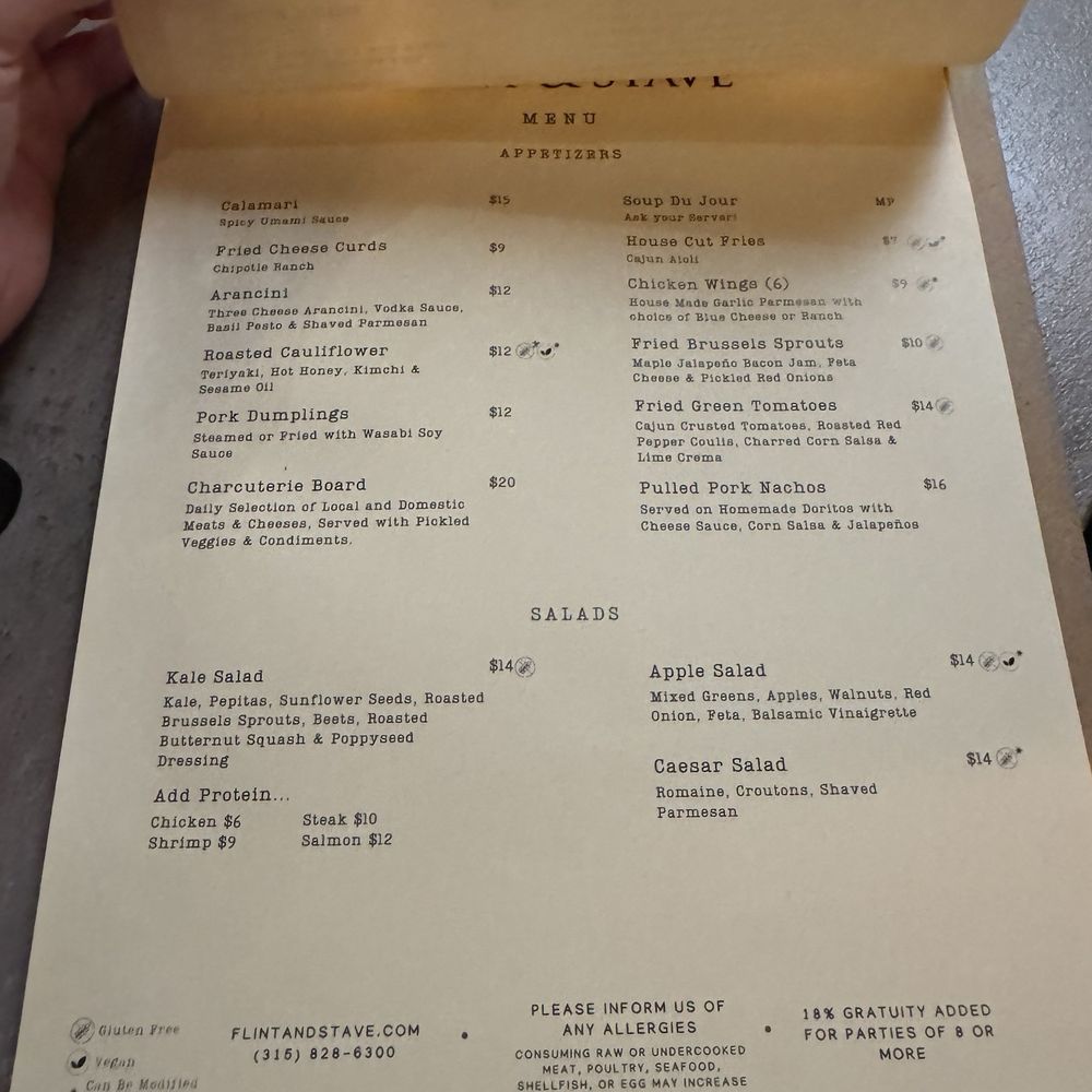 Flint & Stave - Italian Near Me - Seneca Falls, New York Flint & Stave - Italian Near Me - Seneca Falls, New York