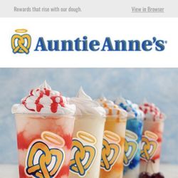 Auntie Anne's Pretzels - Lemonade floats