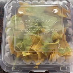 Chips and guac to go (?)