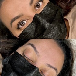 KyKo Ink - Before (bottom pic) & after: virgin brows