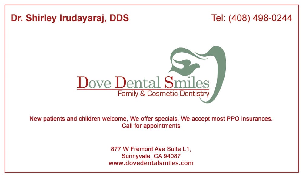 DOVE DENTAL SMILES Updated October 2024 30 Reviews 10090 Pasadena Ave, Cupertino