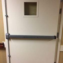 Full line of commercial exit door hardware