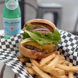 Grand Opening Special: 5 oz. Cheeseburger w/ fries, and drink ($11.99) - added avocado $1 Grand Opening Special: 5 oz. Cheeseburger w/ fries, and drink ($11.99) - added avocado $1