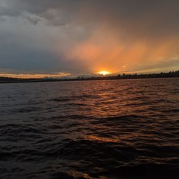 Sunset views from lake Washington