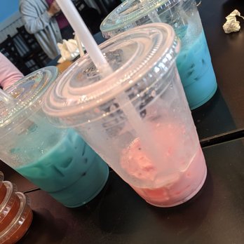 Blue Burro - Blue horchata and Strawberry aguas...so so so so good!!!! - Salad Near Me - Long Beach, California Blue Burro - Blue horchata and Strawberry aguas...so so so so good!!!! - Salad Near Me - Long Beach, California