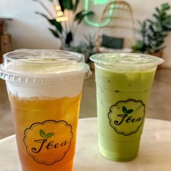 JTEA 1960 - Sea salt jasmine green tea and thai green tea