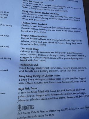 Menu photo 1 The Tradewinds Pub Reedley, CA Menu photo 1 The Tradewinds Pub Reedley, CA