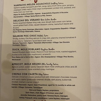 Topolobampo - Topolobampo 2.0 Menu (10/9/2020) - Mexican Near Me - Chicago, Illinois Topolobampo - Topolobampo 2.0 Menu (10/9/2020) - Mexican Near Me - Chicago, Illinois