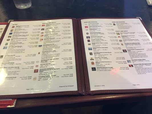 Menu photo 8 Cleveland Draft House Clayton, NC