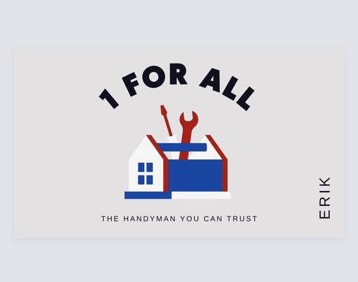 1 For All Handyman Services Logo