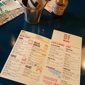 DF Tacos - A peek at the menu, 3/16 - Mexican Near Me - London, XGL