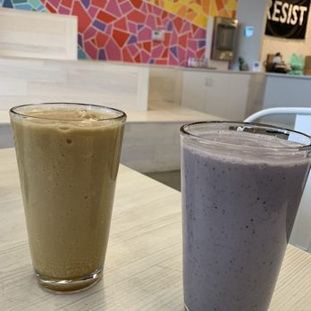 Strong Hearts Cafe - Espresso shake and blueberry/banana shake - Sandwiches Near Me - Syracuse, New York
