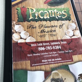Picantes - a sign for a mexican restaurant - Mexican Near Me - Lubbock, Texas Picantes - a sign for a mexican restaurant - Mexican Near Me - Lubbock, Texas