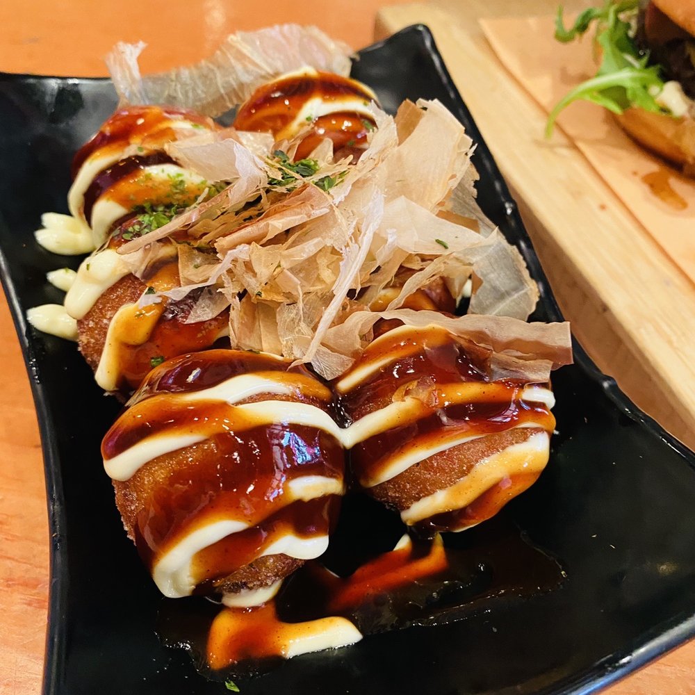 Block Kitchen + Bar - Tako yaki - Sandwiches Near Me - Banff, Alberta Block Kitchen + Bar - Tako yaki - Sandwiches Near Me - Banff, Alberta