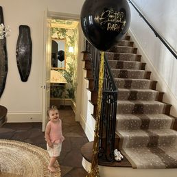 A personalized jumbo balloon A personalized jumbo balloon
