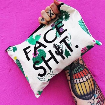 Randoms Boutique - Limited Edition Face Shit makeup bad from @Girrlscout - Women's Clothing Near Me - Encinitas, California Randoms Boutique - Limited Edition Face Shit makeup bad from @Girrlscout - Women's Clothing Near Me - Encinitas, California