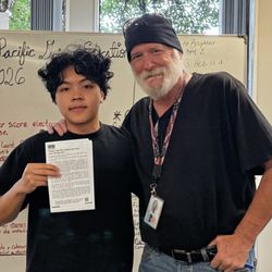 Pacific Driver Education - Kobe passed his driver's test!  Ready for the freedom and responsibility of the road