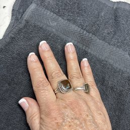 Tom did an amazing job with my little stubby nails and a wonderful pedicure too! I used bubble bath on my toes. A+++++ experience!!