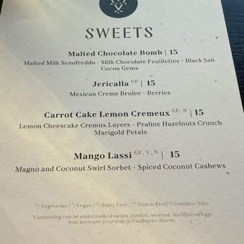 VAGA Restaurant & Bar - Dessert Menu - Latin American Near Me - Encinitas, California VAGA Restaurant & Bar - Dessert Menu - Latin American Near Me - Encinitas, California
