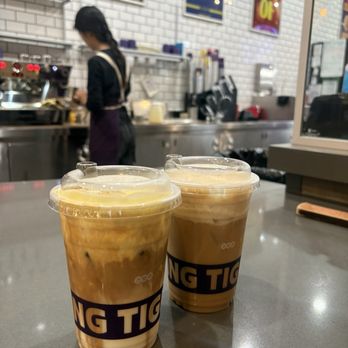 Smoking Tiger Coffee Lab - Sweet Corn Latte / 초당옥수수 라떼 Tiger Latte / 타이거 라떼 with Vanilla Bean Cold Foam - Coffee & Tea Near Me - Whittier, California Smoking Tiger Coffee Lab - Sweet Corn Latte / 초당옥수수 라떼 Tiger Latte / 타이거 라떼 with Vanilla Bean Cold Foam - Coffee & Tea Near Me - Whittier, California