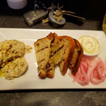 Row 34 - Seaport - Smoked Salmon, Toast Points, Pickled Onions. Outstanding! - New American Near Me - Boston, Massachusetts Row 34 - Seaport - Smoked Salmon, Toast Points, Pickled Onions. Outstanding! - New American Near Me - Boston, Massachusetts