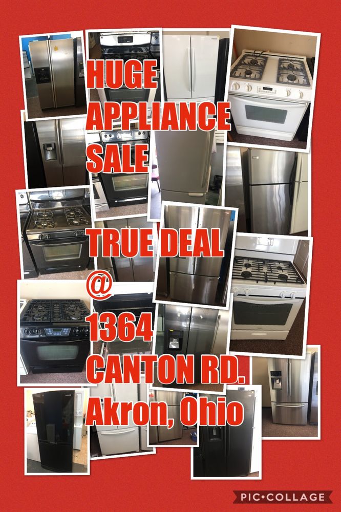 TRUE DEAL APPLIANCE Updated August 2024 1364 Canton Rd, Akron, Ohio