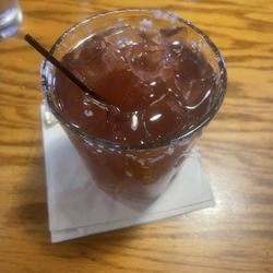 J.R. Cash’s Bar & Grill - Raspberry margarita with salt rim