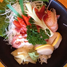 Chirashi sushi. Chirashi sushi.
