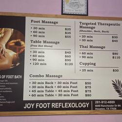 The price list
