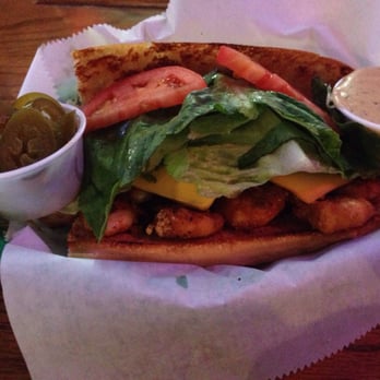 Crawdaddy's Bar and Grill - Blackened shrimp po boy - Cajun/Creole Near Me - El Paso, Texas