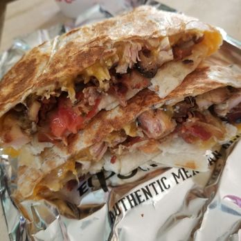El Pollo Loco - Chicken cheese and bacon overstuffed quesadilla - Mexican Near Me - North Las Vegas, Nevada