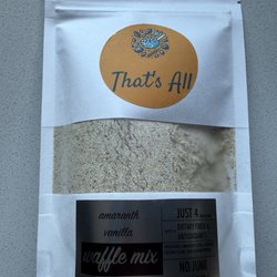 That’s All - Amaranth Vanilla Waffle Mix