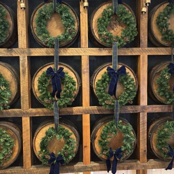 Stitzel-Weller Distillery - Barrels decorated for Christmas - Distilleries Near Me - Shively, Kentucky Stitzel-Weller Distillery - Barrels decorated for Christmas - Distilleries Near Me - Shively, Kentucky