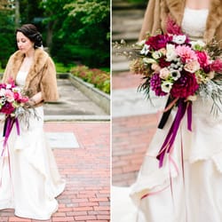 Cameron & Fairbanks - Early October wedding in Arlington, Ma. Most of the flowers came from our very own gardens!