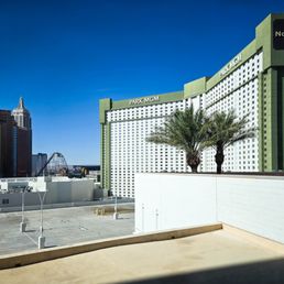 Exterior outside entrance of Park MGM - Las Vegas, Nevada Exterior outside entrance of Park MGM - Las Vegas, Nevada