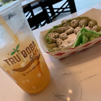 Truboba Cafe - Pandan Bubble Waffle & Coconut Kumquat Juice - Bubble Tea Near Me - Round Rock, Texas Truboba Cafe - Pandan Bubble Waffle & Coconut Kumquat Juice - Bubble Tea Near Me - Round Rock, Texas