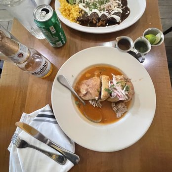 5 Rabanitos - Enchiladas de Mole y Ahogada Torta - Mexican Near Me - Chicago, Illinois