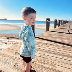 He loved the dock!