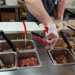 Making my burrito Making my burrito