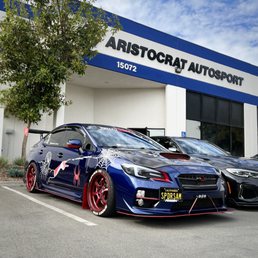 Exterior outside entrance of Aristocrat Autosport - Chino, California Exterior outside entrance of Aristocrat Autosport - Chino, California