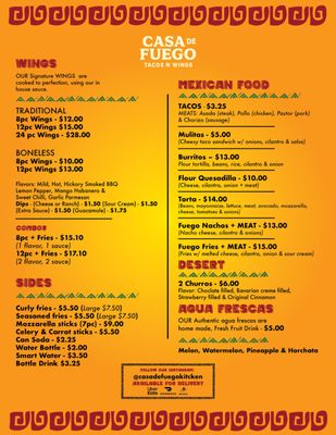 Menu photo 4 Casa De Fuego Glendale, CA Menu photo 4 Casa De Fuego Glendale, CA
