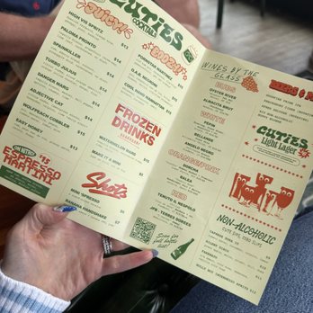 Cuties - Menu - Bars Near Me - Portland, Maine Cuties - Menu - Bars Near Me - Portland, Maine