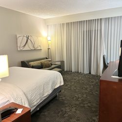 Courtyard by Marriott Raleigh Cary - King Bedroom with Sofa Bed