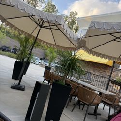 Outside patio has plenty of space