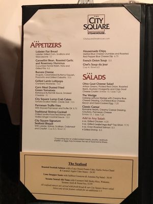 Menu photo 6 The City Square Steakhouse Wooster, OH Menu photo 6 The City Square Steakhouse Wooster, OH