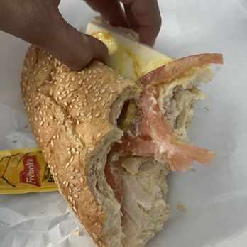 Tito's Market - I added a tomato and mustard - Sandwiches Near Me - El Monte, California