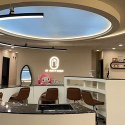 AO Nails - Poway - Newly renovated with a dreamy skylight ceiling, marble reception bar, cozy pedicure lounge, and a cute photo corner.